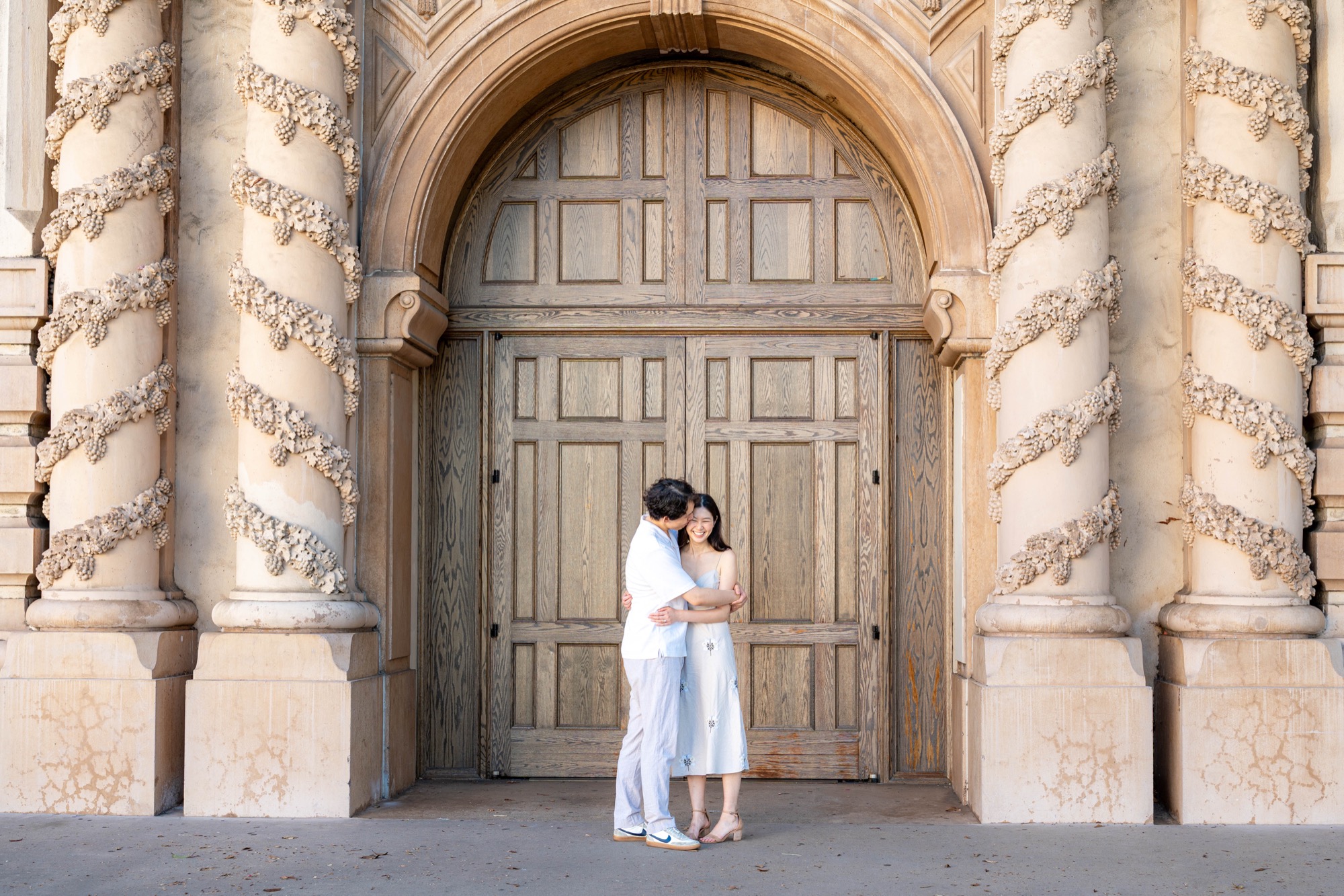 Balboa Park, San Diego wedding photo