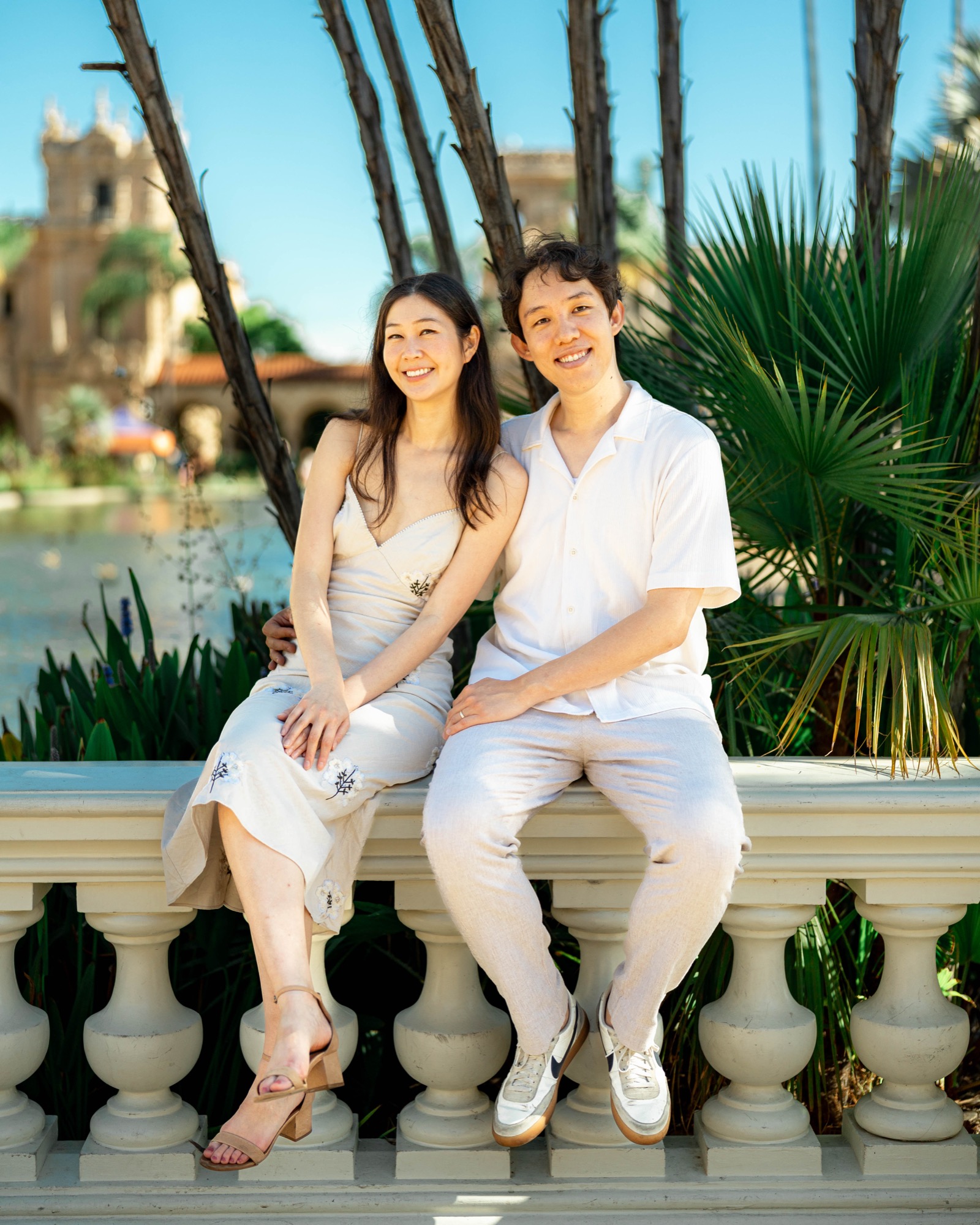Balboa Park, San Diego wedding photo