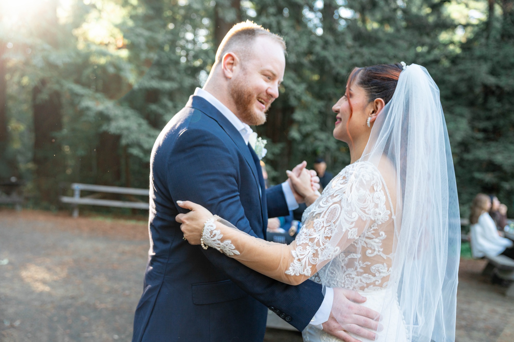 Mt. Madonna Redwoods wedding photo