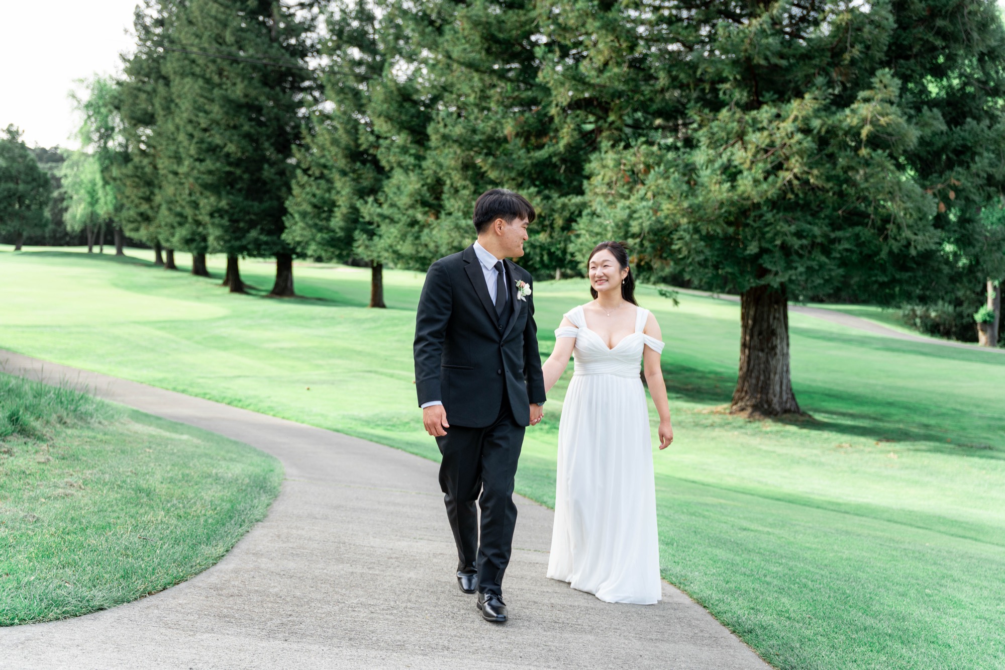 Saratoga Country Club wedding photo